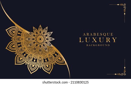 Luxury mandala background design template