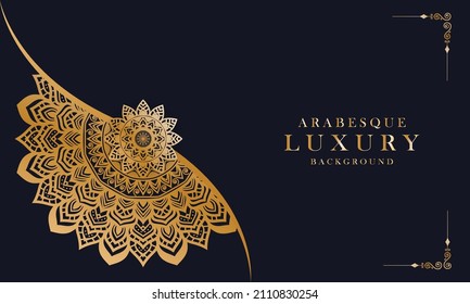 Luxury mandala background design template