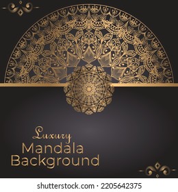 Luxury Mandala Background design template