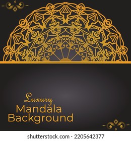 Luxury Mandala Background design template