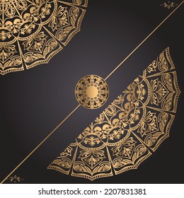 Luxury mandala background design template