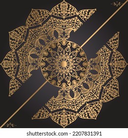 Luxury mandala background design template