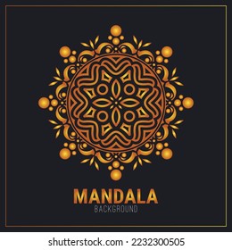 Luxury Mandala background design template