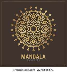 Luxury Mandala background design template