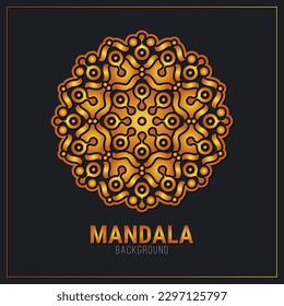 Luxury Mandala background design template