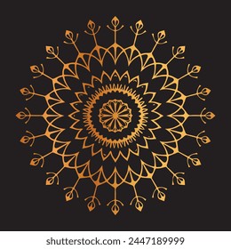 Luxury Mandala Background Design Template
