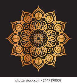 Luxury Mandala Background Design Template
