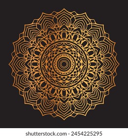 Luxus Mandala Hintergrund Design Vorlage
