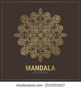 Luxus Mandala Hintergrund Design Vorlage