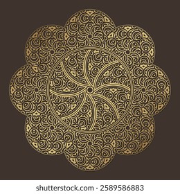 Luxury Mandala background design template