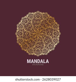 Luxury Mandala background design template