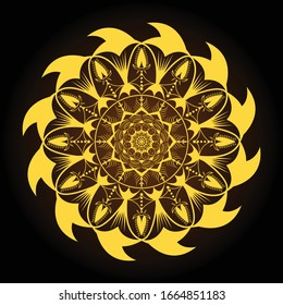 Luxury Mandala Background Design Vector