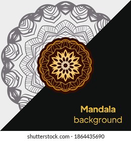 Luxury mandala background design. Vector illustration