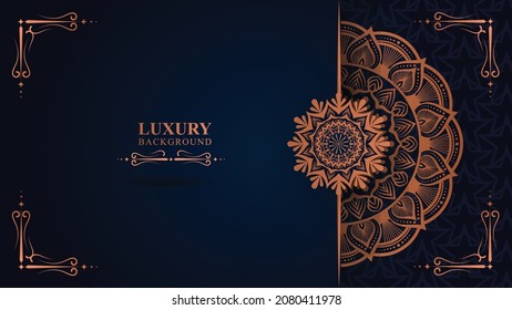 Luxury mandala background with floral ornament pattern, mandala design, Vector mandala template, invitation, cards, wedding, logos, cover, brochure, flyer, etc .