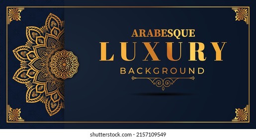 Luxury mandala background with floral ornament pattern. Hand drawn gold mandala design. Vector mandala template for decoration invitation, cards, wedding, logos, cover, brochure, flyer, banner