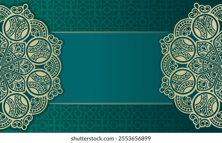luxury mandala background for frame