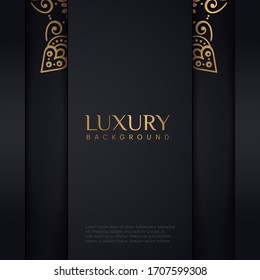 Luxury mandala background with golden arabesque pattern east style.ornament elegant invitation wedding card , invite, backdrop cover banner. luxury style vector illustration design.