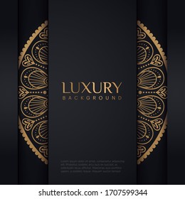 Luxury mandala background with golden arabesque pattern east style.ornament elegant invitation wedding card , invite, backdrop cover banner. luxury style vector illustration design.