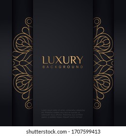 Luxury mandala background with golden arabesque pattern east style.ornament elegant invitation wedding card , invite, backdrop cover banner. luxury style vector illustration design.