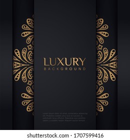 Luxury mandala background with golden arabesque pattern east style.ornament elegant invitation wedding card , invite, backdrop cover banner. luxury style vector illustration design.