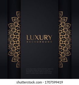 Luxury mandala background with golden arabesque pattern east style.ornament elegant invitation wedding card , invite, backdrop cover banner. luxury style vector illustration design.