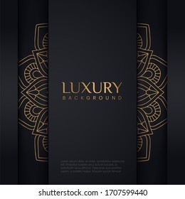 Luxury mandala background with golden arabesque pattern east style.ornament elegant invitation wedding card , invite, backdrop cover banner. luxury style vector illustration design.