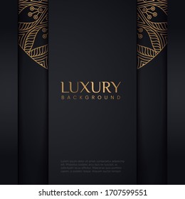 Luxury mandala background with golden arabesque pattern east style.ornament elegant invitation wedding card , invite, backdrop cover banner. luxury style vector illustration design.