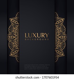 Luxury mandala background with golden arabesque pattern east style.ornament elegant invitation wedding card , invite, backdrop cover banner. luxury style vector illustration design.