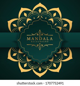 Luxury mandala background with golden arabesque pattern Arabic Islamic east style. Ramadan Style Decorative mandala. Mandala for print, poster, cover, brochure, flyer, banner	