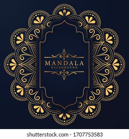 Luxury mandala background with golden arabesque pattern Arabic Islamic east style. Ramadan Style Decorative mandala. Mandala for print, poster, cover, brochure, flyer, banner	