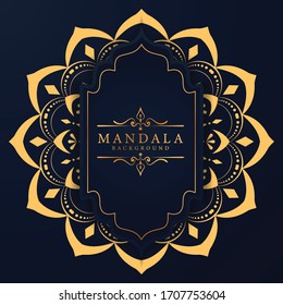 Luxury mandala background with golden arabesque pattern Arabic Islamic east style. Ramadan Style Decorative mandala. Mandala for print, poster, cover, brochure, flyer, banner	