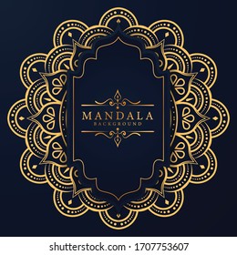 Luxury mandala background with golden arabesque pattern Arabic Islamic east style. Ramadan Style Decorative mandala. Mandala for print, poster, cover, brochure, flyer, banner	