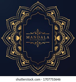 Luxury mandala background with golden arabesque pattern Arabic Islamic east style. Ramadan Style Decorative mandala. Mandala for print, poster, cover, brochure, flyer, banner	