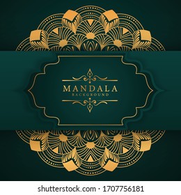 Luxury mandala background with golden arabesque pattern Arabic Islamic east style. Ramadan Style Decorative mandala. Mandala for print, poster, cover, brochure, flyer, banner	