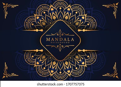 Luxury mandala background with golden arabesque pattern Arabic Islamic east style. Ramadan Style Decorative mandala. Mandala for print, poster, cover, brochure, flyer, banner	
