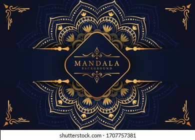 Luxury mandala background with golden arabesque pattern Arabic Islamic east style. Ramadan Style Decorative mandala. Mandala for print, poster, cover, brochure, flyer, banner	
