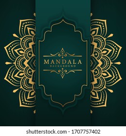 Luxury mandala background with golden arabesque pattern Arabic Islamic east style. Ramadan Style Decorative mandala. Mandala for print, poster, cover, brochure, flyer, banner	
