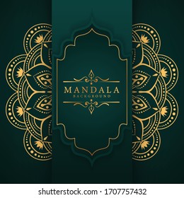 Luxury mandala background with golden arabesque pattern Arabic Islamic east style. Ramadan Style Decorative mandala. Mandala for print, poster, cover, brochure, flyer, banner	
