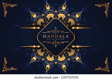 Luxury mandala background with golden arabesque pattern Arabic Islamic east style. Ramadan Style Decorative mandala. Mandala for print, poster, cover, brochure, flyer, banner	
