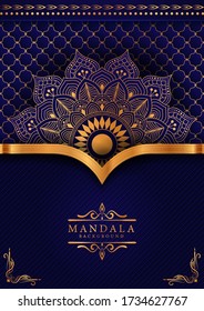 Luxury mandala background with golden arabesque pattern Arabic Islamic east style. Ramadan Style Decorative mandala. Mandala for print, poster, cover, brochure, flyer, banner

