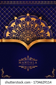 Luxury mandala background with golden arabesque pattern Arabic Islamic east style. Ramadan Style Decorative mandala. Mandala for print, poster, cover, brochure, flyer, banner