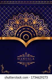 Luxury mandala background with golden arabesque pattern Arabic Islamic east style. Ramadan Style Decorative mandala. Mandala for print, poster, cover, brochure, flyer, banner