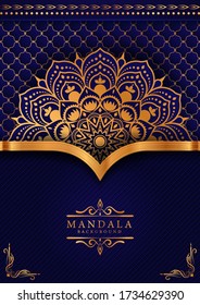 Luxury mandala background with golden arabesque pattern Arabic Islamic east style. Ramadan Style Decorative mandala. Mandala for print, poster, cover, brochure, flyer, banner