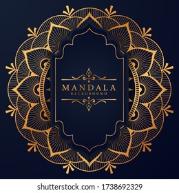 Luxury mandala background with golden arabesque pattern Arabic Islamic east style. Ramadan Style Decorative mandala. Mandala for print, poster, cover, brochure, flyer, banner