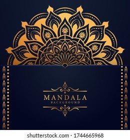 Luxury mandala background with golden arabesque pattern Arabic Islamic east style. Ramadan Style Decorative mandala. Mandala for print, poster, cover, brochure, flyer, banner