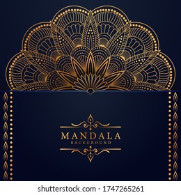 Luxury mandala background with golden arabesque pattern Arabic Islamic east style. Ramadan Style Decorative mandala. Mandala for print, poster, cover, brochure, flyer, banner