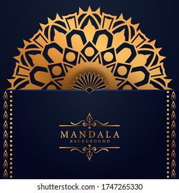 Luxury mandala background with golden arabesque pattern Arabic Islamic east style. Ramadan Style Decorative mandala. Mandala for print, poster, cover, brochure, flyer, banner