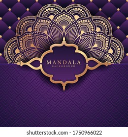 Luxury mandala background with golden arabesque pattern Arabic Islamic east style. Ramadan Style Decorative mandala. Mandala for print, poster, cover, brochure, flyer, banner