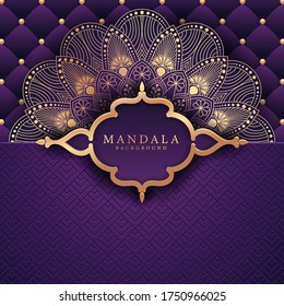 Luxury mandala background with golden arabesque pattern Arabic Islamic east style. Ramadan Style Decorative mandala. Mandala for print, poster, cover, brochure, flyer, banner