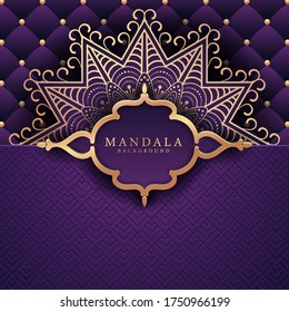 Luxury mandala background with golden arabesque pattern Arabic Islamic east style. Ramadan Style Decorative mandala. Mandala for print, poster, cover, brochure, flyer, banner